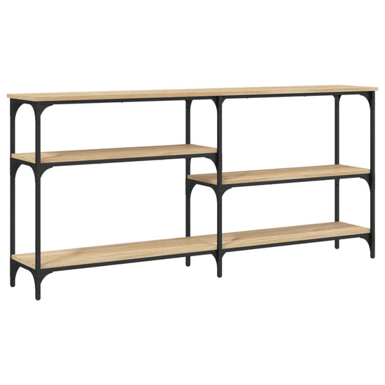 Wandtafel 160x29x75 cm bewerkt hout sonoma eikenkleurig MeubelReus
