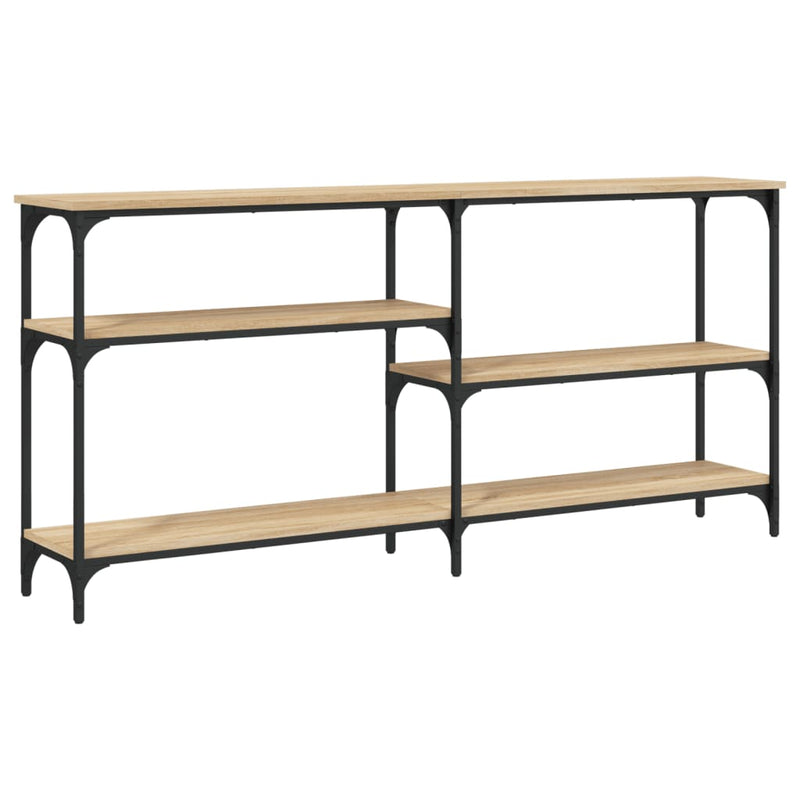 Wandtafel 160x29x75 cm bewerkt hout sonoma eikenkleurig MeubelReus