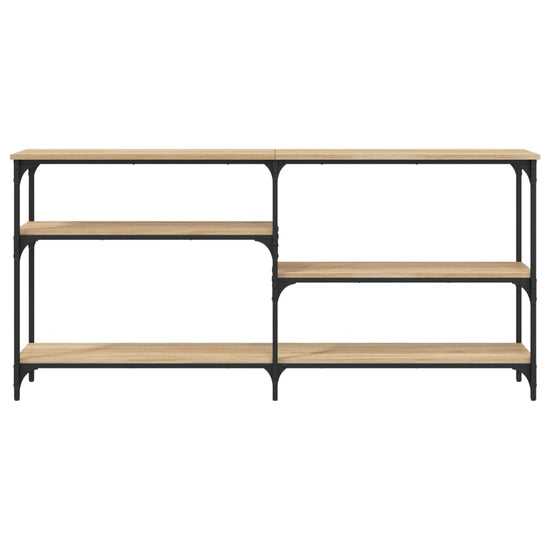 Wandtafel 160x29x75 cm bewerkt hout sonoma eikenkleurig MeubelReus