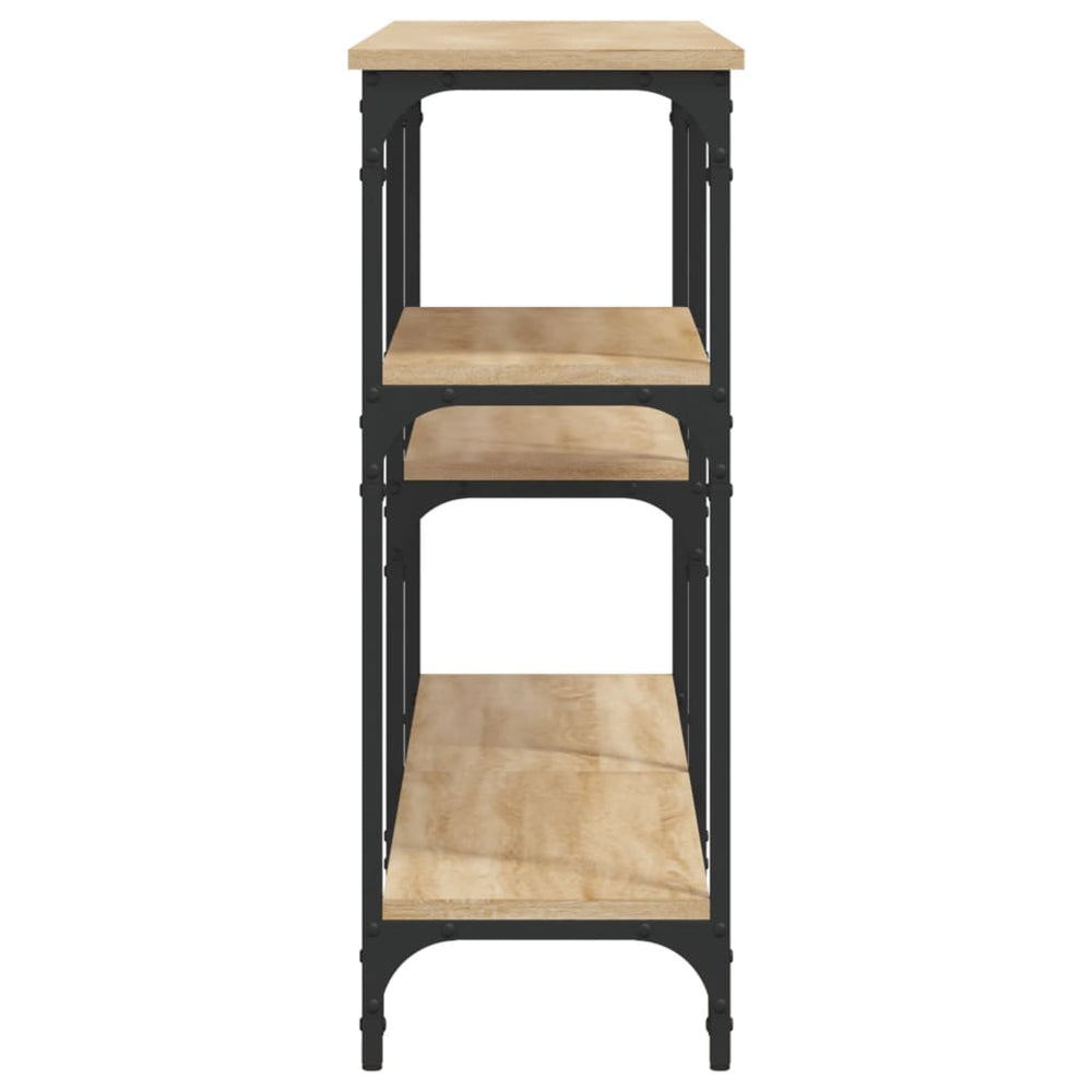 Wandtafel 160x29x75 cm bewerkt hout sonoma eikenkleurig MeubelReus