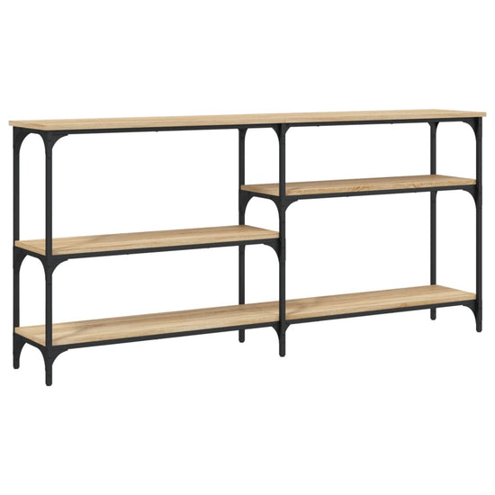 Wandtafel 160x29x75 cm bewerkt hout sonoma eikenkleurig MeubelReus