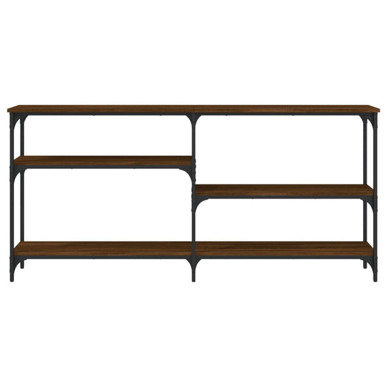 Wandtafel 160x29x75 cm bewerkt hout bruin eikenkleur MeubelReus