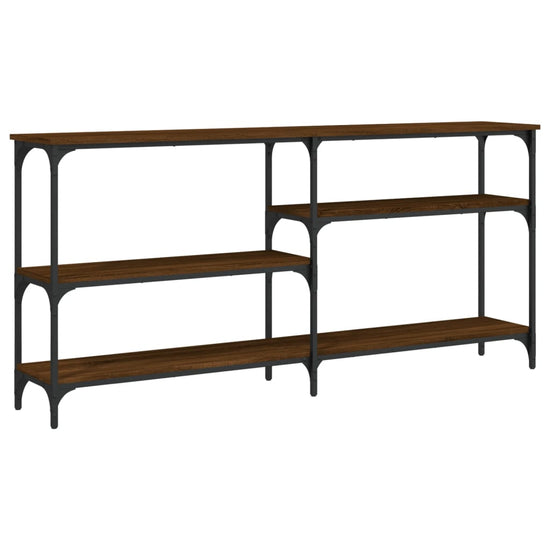 Wandtafel 160x29x75 cm bewerkt hout bruin eikenkleur MeubelReus