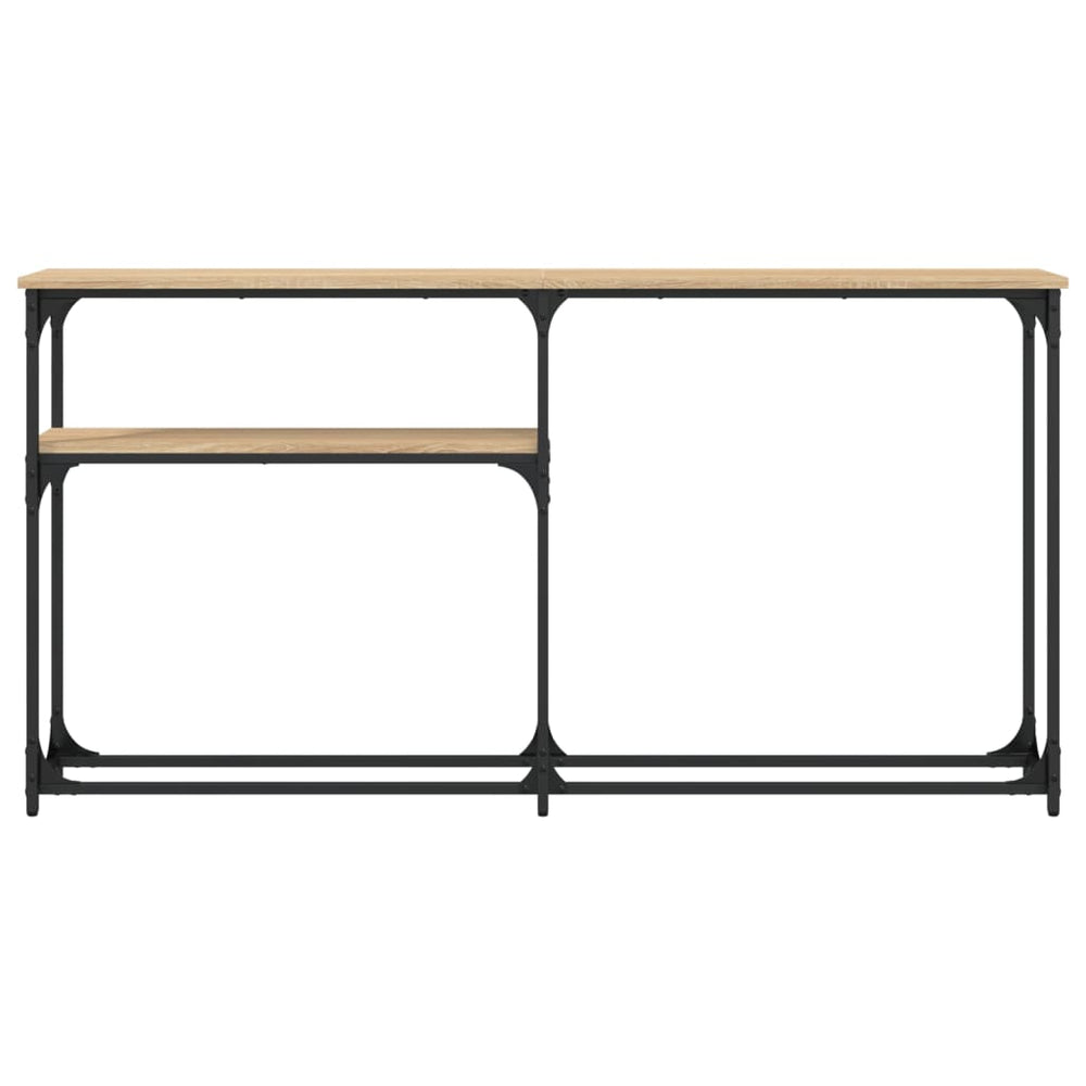 Wandtafel 145x22,5x75 cm bewerkt hout sonoma eikenkleurig MeubelReus