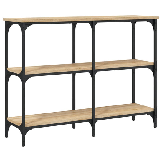 Wandtafel 100x29x75 cm bewerkt hout sonoma eikenkleurig MeubelReus