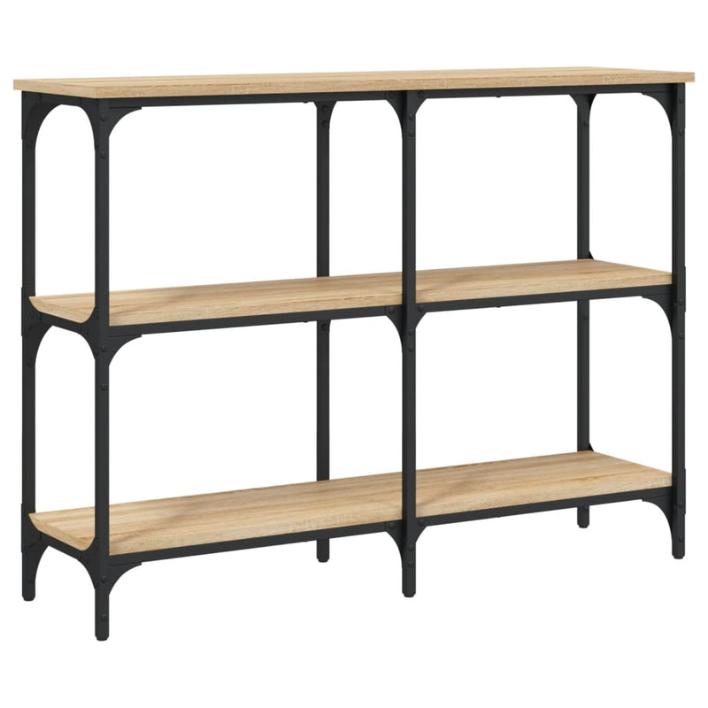 Wandtafel 100x29x75 cm bewerkt hout sonoma eikenkleurig MeubelReus
