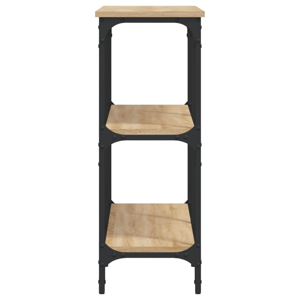 Wandtafel 100x29x75 cm bewerkt hout sonoma eikenkleurig MeubelReus