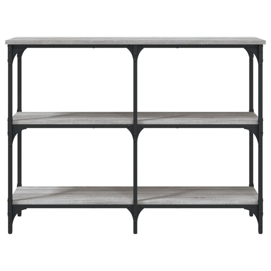 Wandtafel 100x29x75 cm bewerkt hout grijs sonoma eikenkleurig MeubelReus