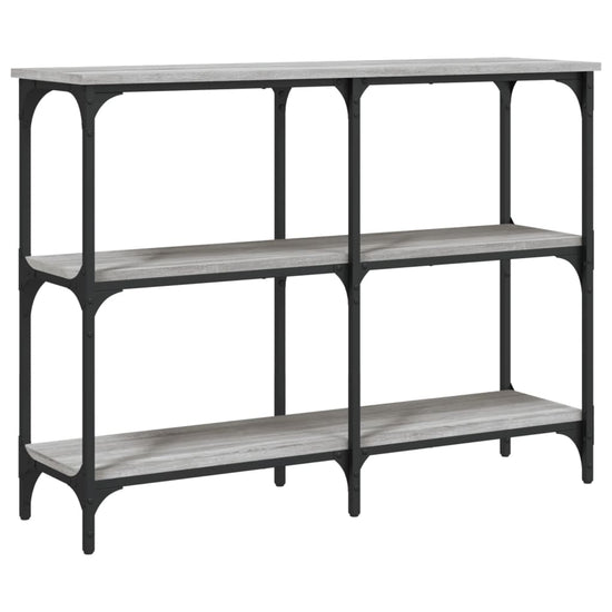 Wandtafel 100x29x75 cm bewerkt hout grijs sonoma eikenkleurig MeubelReus