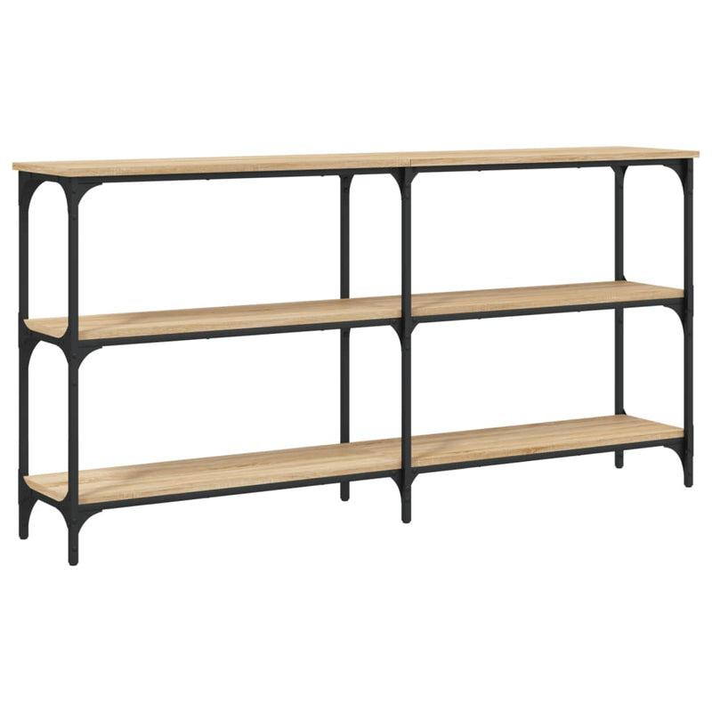 Wandtafel 150x29x75 cm bewerkt hout sonoma eikenkleurig MeubelReus
