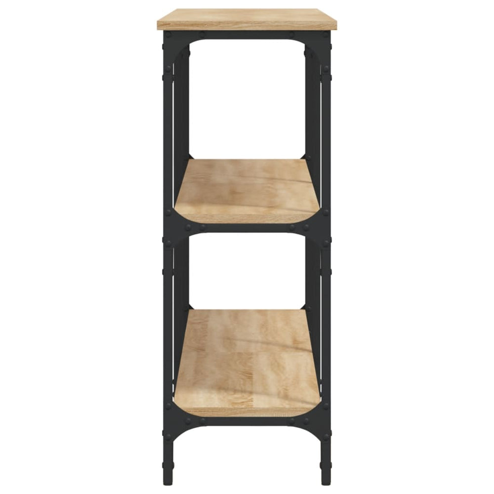 Wandtafel 150x29x75 cm bewerkt hout sonoma eikenkleurig MeubelReus