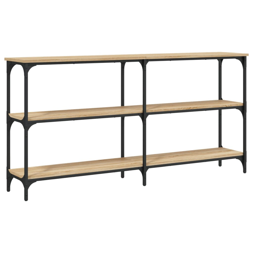 Wandtafel 150x29x75 cm bewerkt hout sonoma eikenkleurig MeubelReus