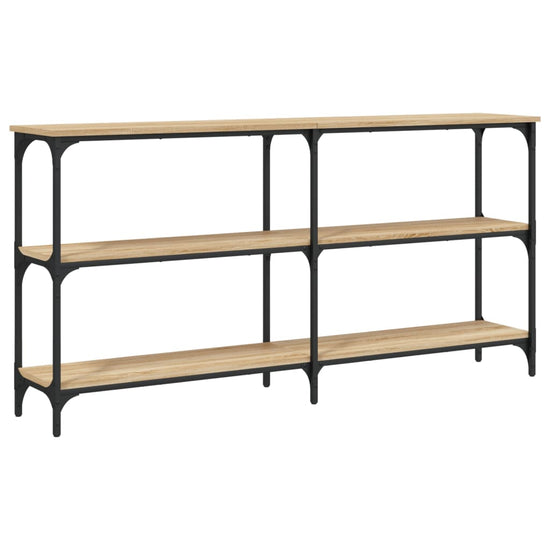 Wandtafel 150x29x75 cm bewerkt hout sonoma eikenkleurig MeubelReus