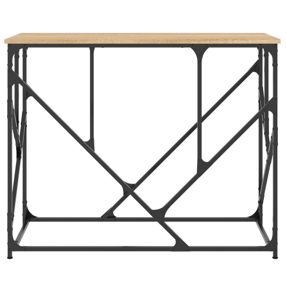 Wandtafel 100x40x80 cm bewerkt hout sonoma eikenkleurig MeubelReus