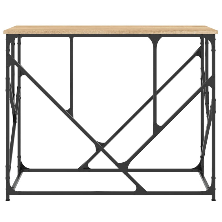 Wandtafel 100x40x80 cm bewerkt hout sonoma eikenkleurig MeubelReus