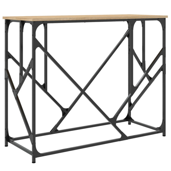 Wandtafel 100x40x80 cm bewerkt hout sonoma eikenkleurig MeubelReus