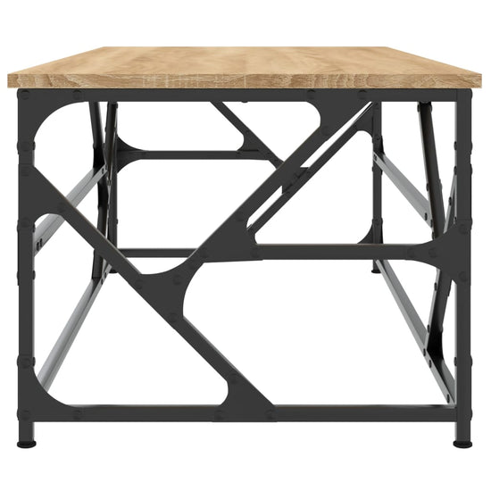 Salontafel 100x50x40 cm bewerkt hout sonoma eikenkleurig MeubelReus