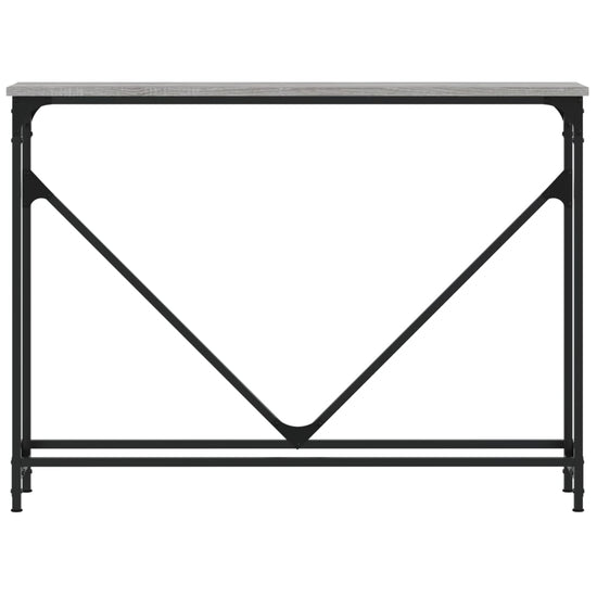 Wandtafel 102x22,5x75 cm bewerkt hout grijs sonoma eikenkleurig MeubelReus