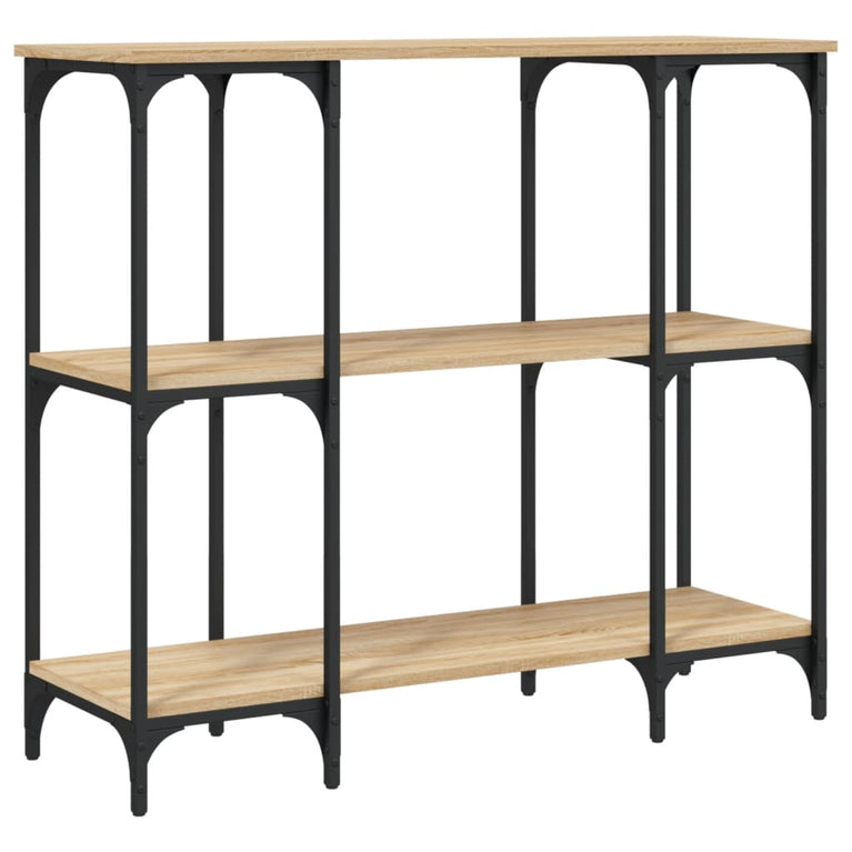 Wandtafel 102x35x90 cm bewerkt hout sonoma eikenkleurig MeubelReus