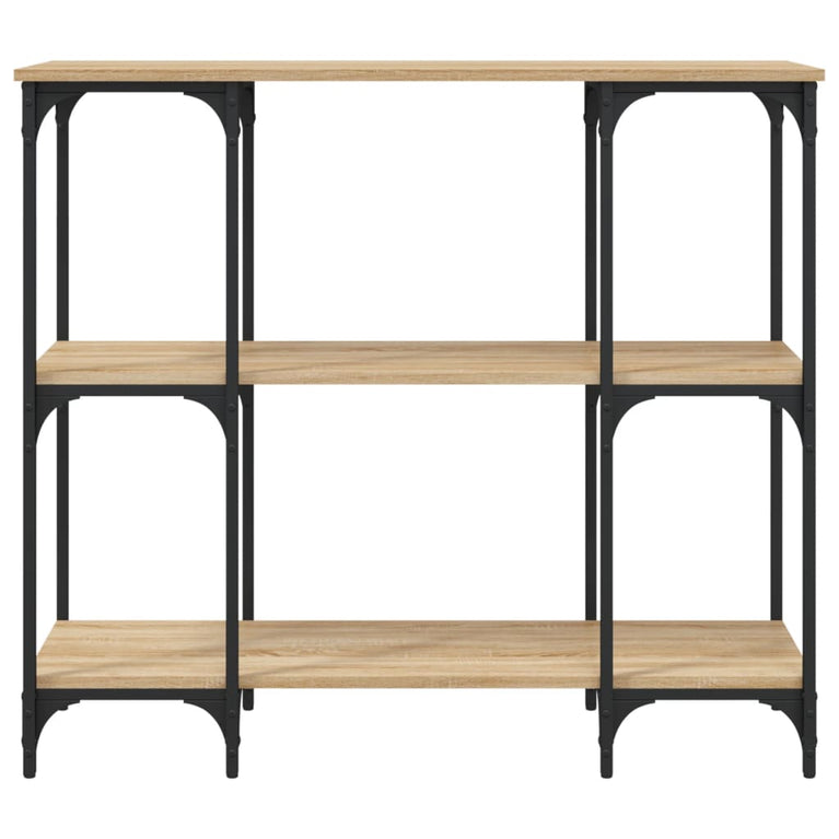 Wandtafel 102x35x90 cm bewerkt hout sonoma eikenkleurig MeubelReus