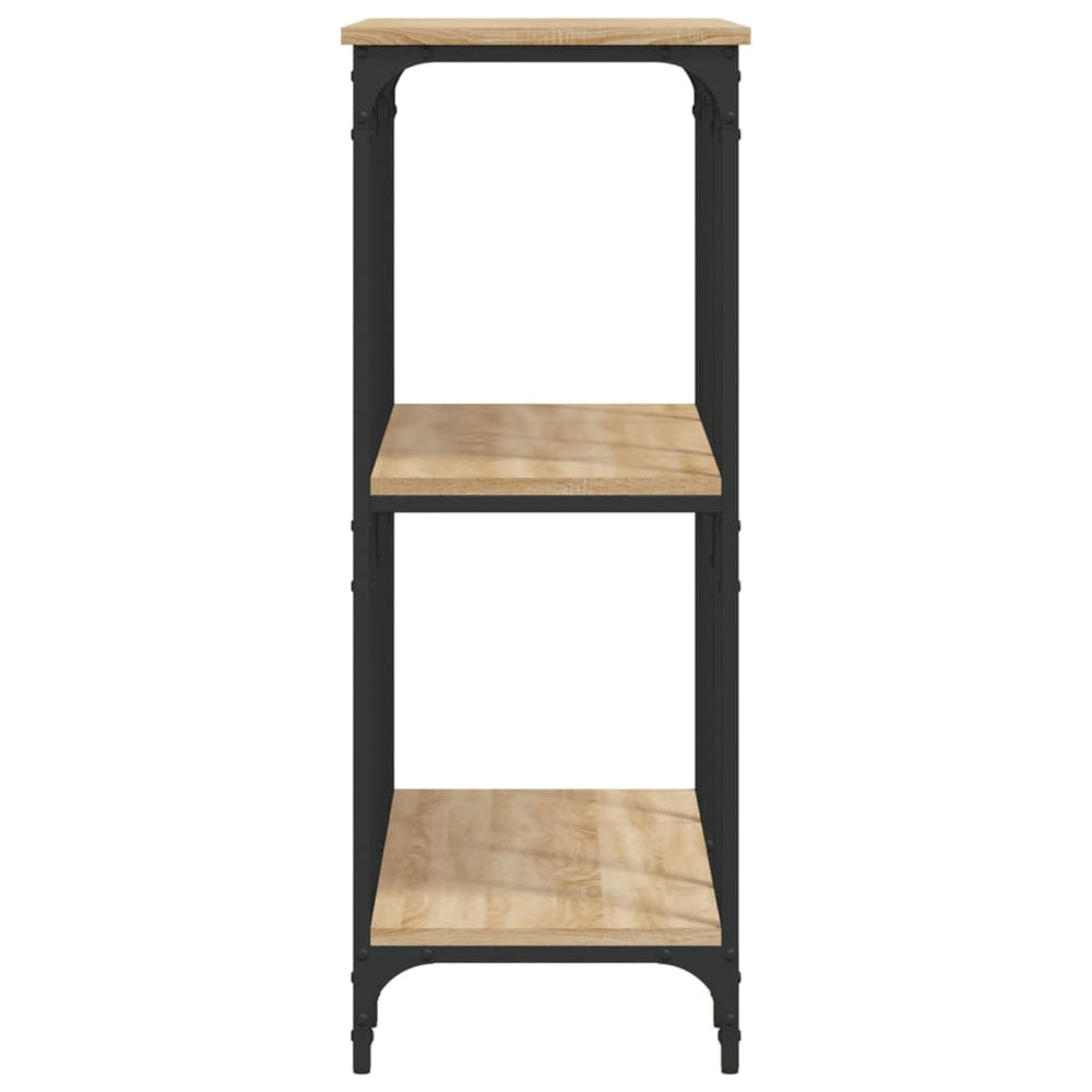 Wandtafel 102x35x90 cm bewerkt hout sonoma eikenkleurig MeubelReus