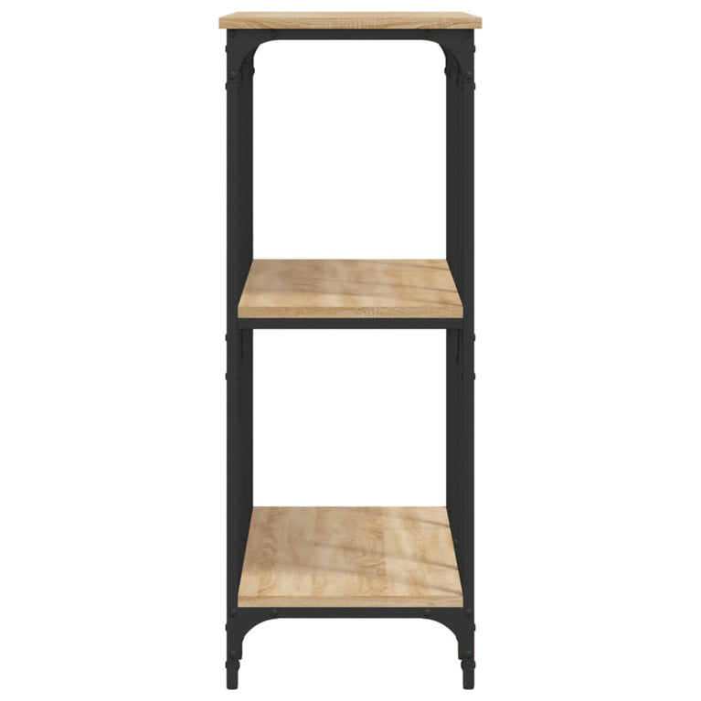 Wandtafel 102x35x90 cm bewerkt hout sonoma eikenkleurig MeubelReus