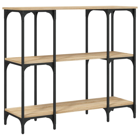 Wandtafel 102x35x90 cm bewerkt hout sonoma eikenkleurig MeubelReus