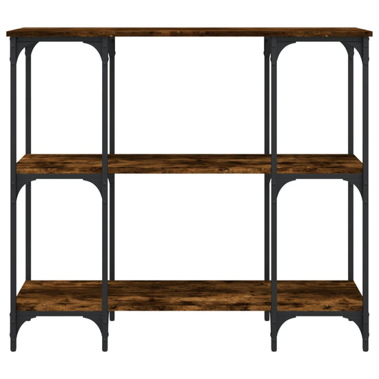Wandtafel 102x35x90 cm bewerkt hout gerookt eikenkleurig MeubelReus