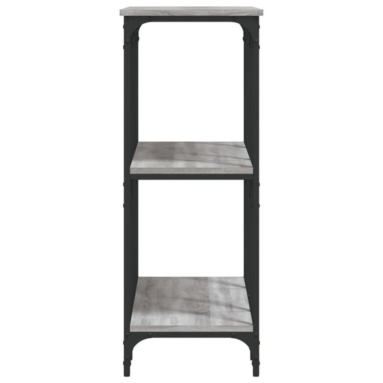 Wandtafel 102x35x90 cm bewerkt hout grijs sonoma eikenkleurig MeubelReus