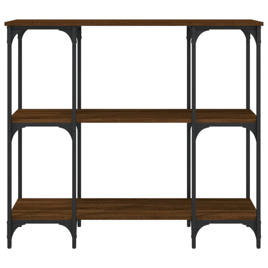 Wandtafel 102x35x90 cm bewerkt hout bruin eikenkleur MeubelReus