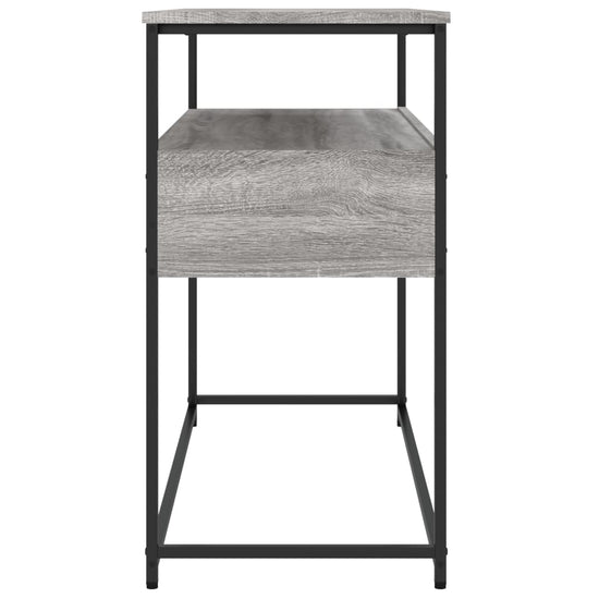 Wandtafel 100x40x75 cm bewerkt hout grijs sonoma eikenkleurig MeubelReus