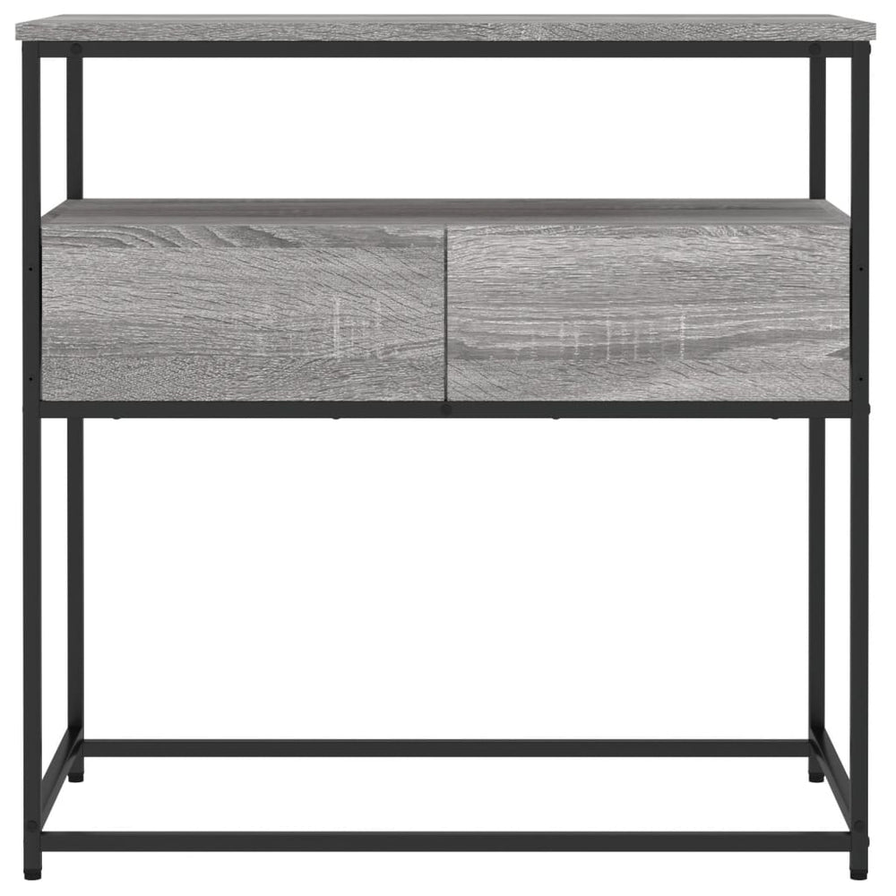 Wandtafel 75x40x75 cm bewerkt hout grijs sonoma eikenkleurig MeubelReus
