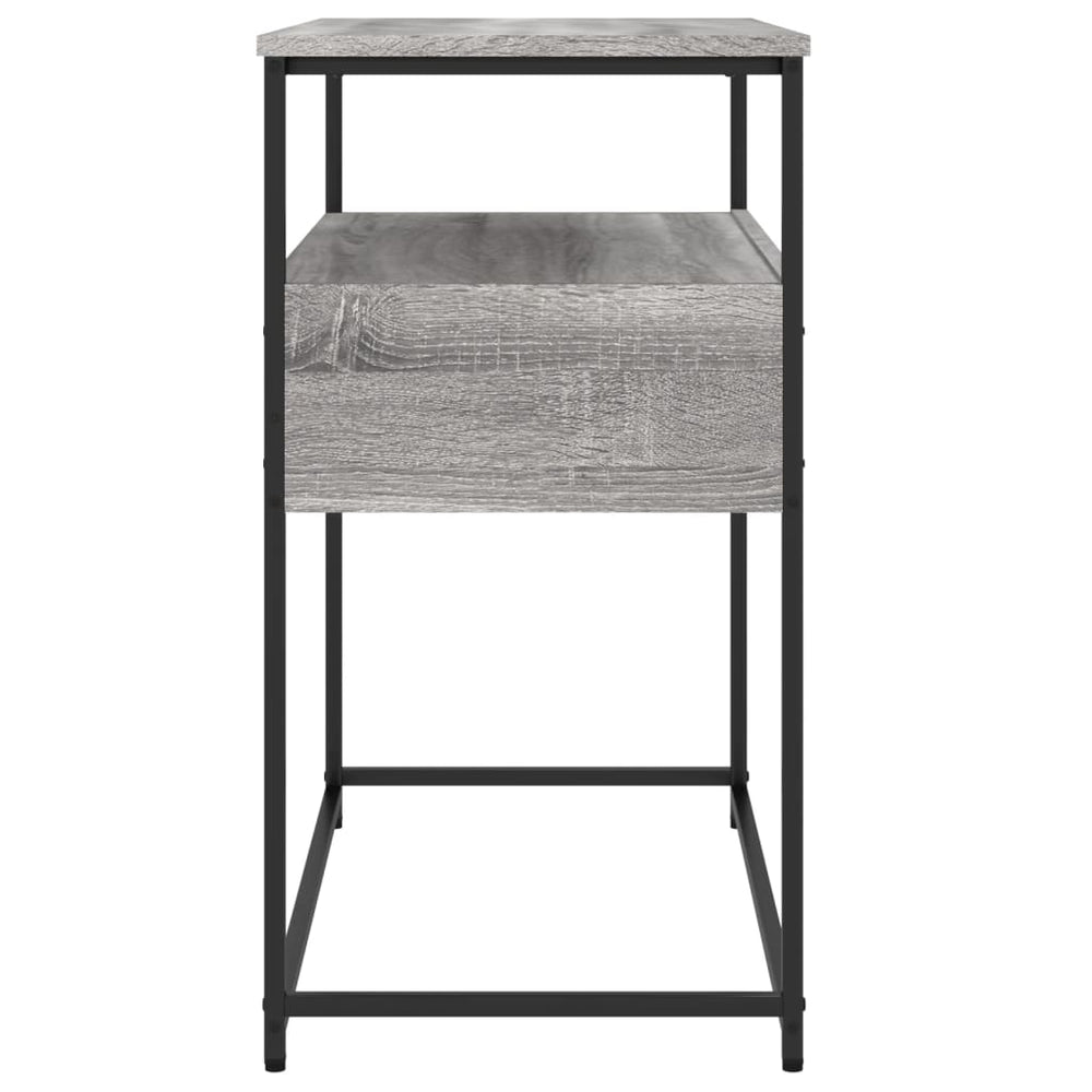 Wandtafel 75x40x75 cm bewerkt hout grijs sonoma eikenkleurig MeubelReus