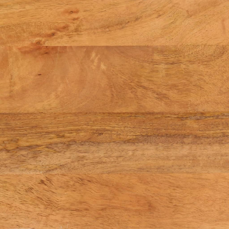 Nachtkastje 50x33x60 cm massief mangohout bruin en zwart MeubelReus