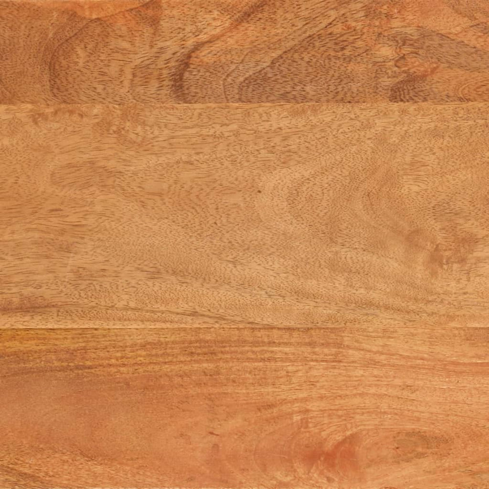 Nachtkastje 50x33x60 cm massief mangohout bruin en zwart MeubelReus