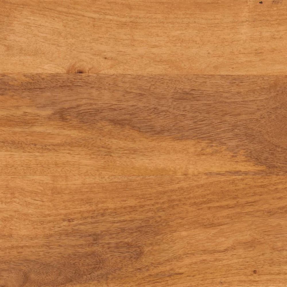 Badkamerkast 38x33,5x160 cm massief mangohout bruin en zwart MeubelReus