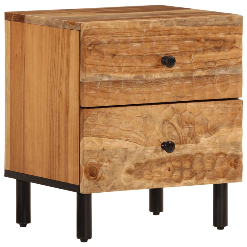 Nachtkastje 40x33x46 cm massief acaciahout