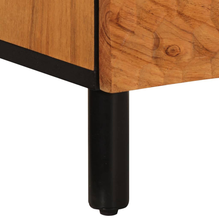Nachtkastjes 2 st 40x33x46 cm massief acaciahout