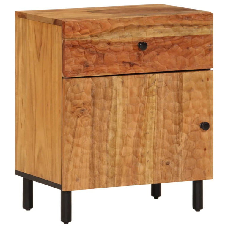 Nachtkastje 50x33x60 cm massief acaciahout