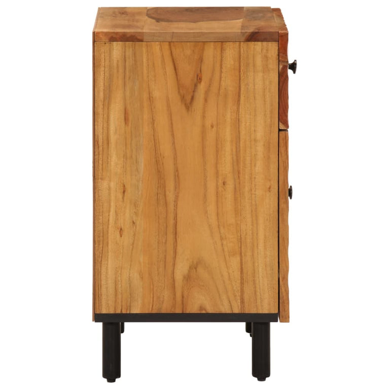 Nachtkastje 50x33x60 cm massief acaciahout