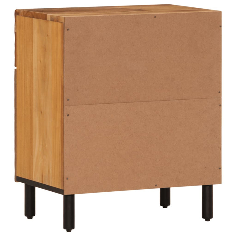 Nachtkastje 50x33x60 cm massief acaciahout
