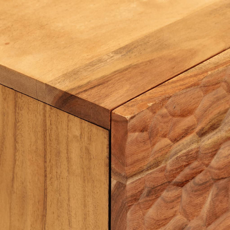 Nachtkastje 50x33x60 cm massief acaciahout