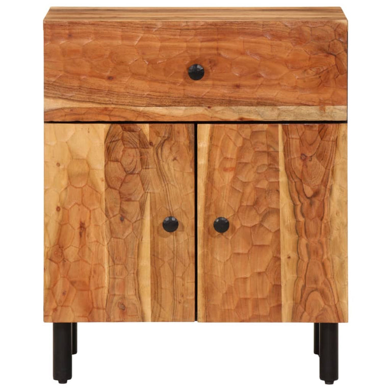 Nachtkastje 50x33x60 cm massief acaciahout
