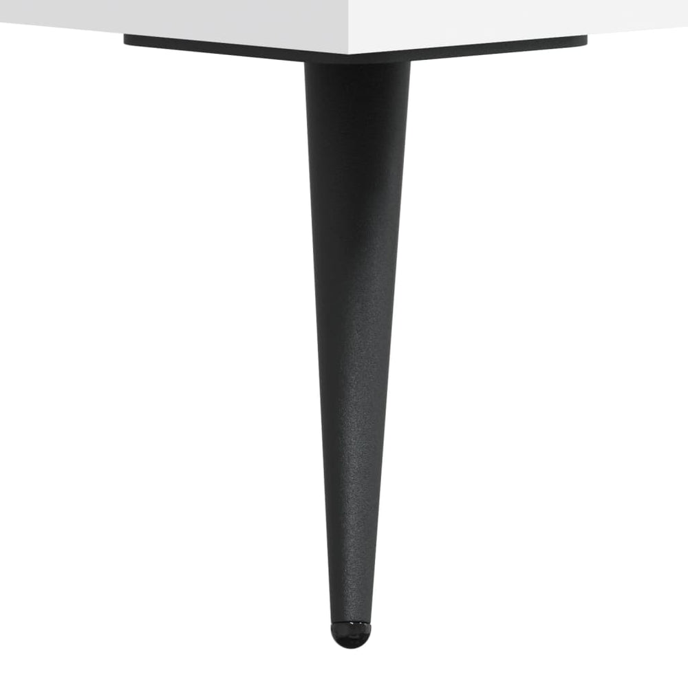 Tv-meubel 80x36x50 cm bewerkt hout wit MeubelReus