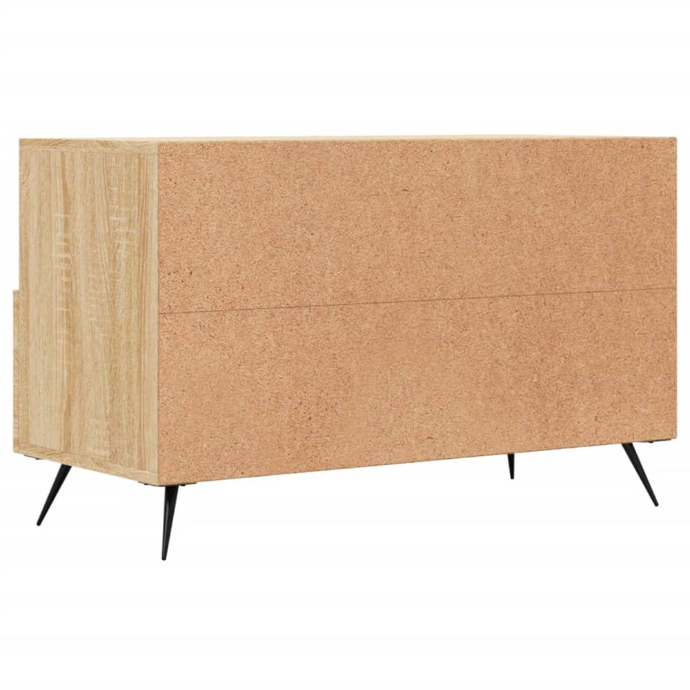 Tv-meubel 80x36x50 cm bewerkt hout sonoma eiken MeubelReus