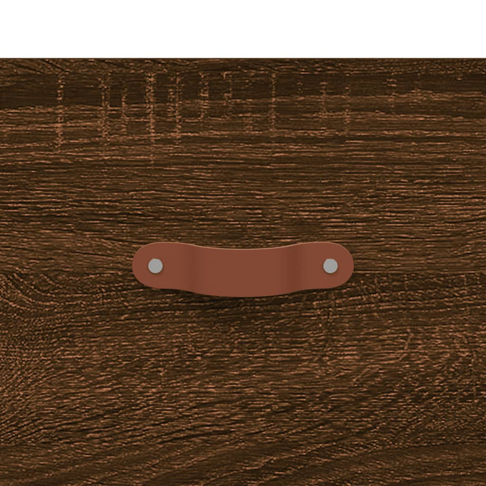 Tv-meubel 80x36x50 cm bewerkt hout bruin eikenkleur MeubelReus