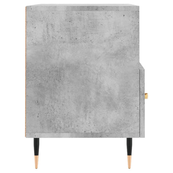 Tv-meubel 80x36x50 cm bewerkt hout betongrijs MeubelReus