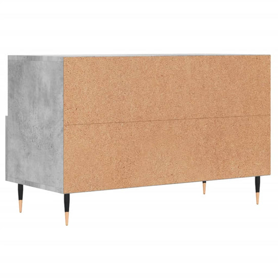 Tv-meubel 80x36x50 cm bewerkt hout betongrijs MeubelReus