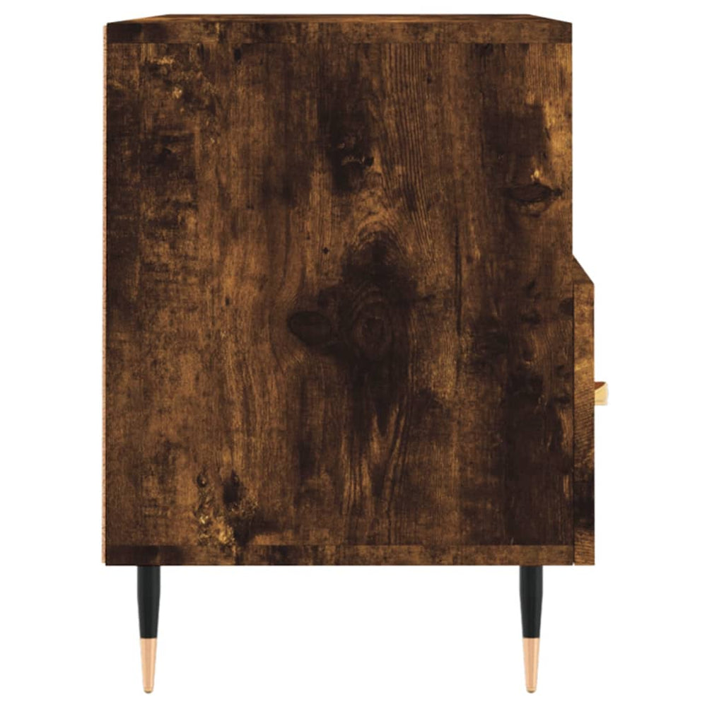 Tv-meubel 80x36x50 cm bewerkt hout gerookt eikenkleurig MeubelReus