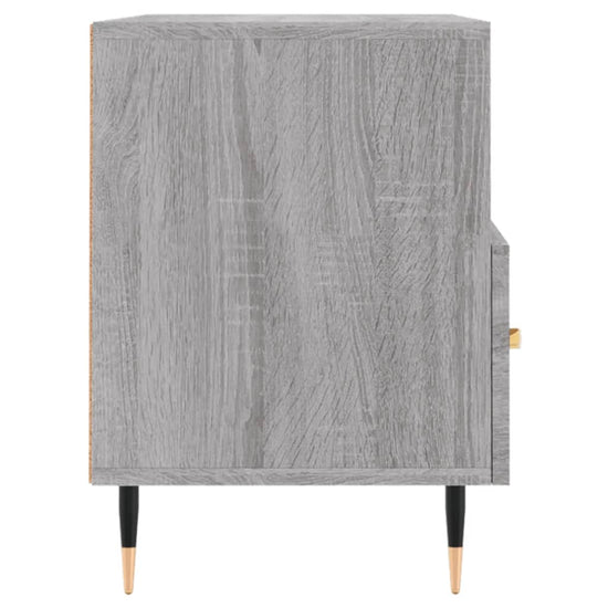 Tv-meubel 80x36x50 cm bewerkt hout grijs sonoma eikenkleurig MeubelReus